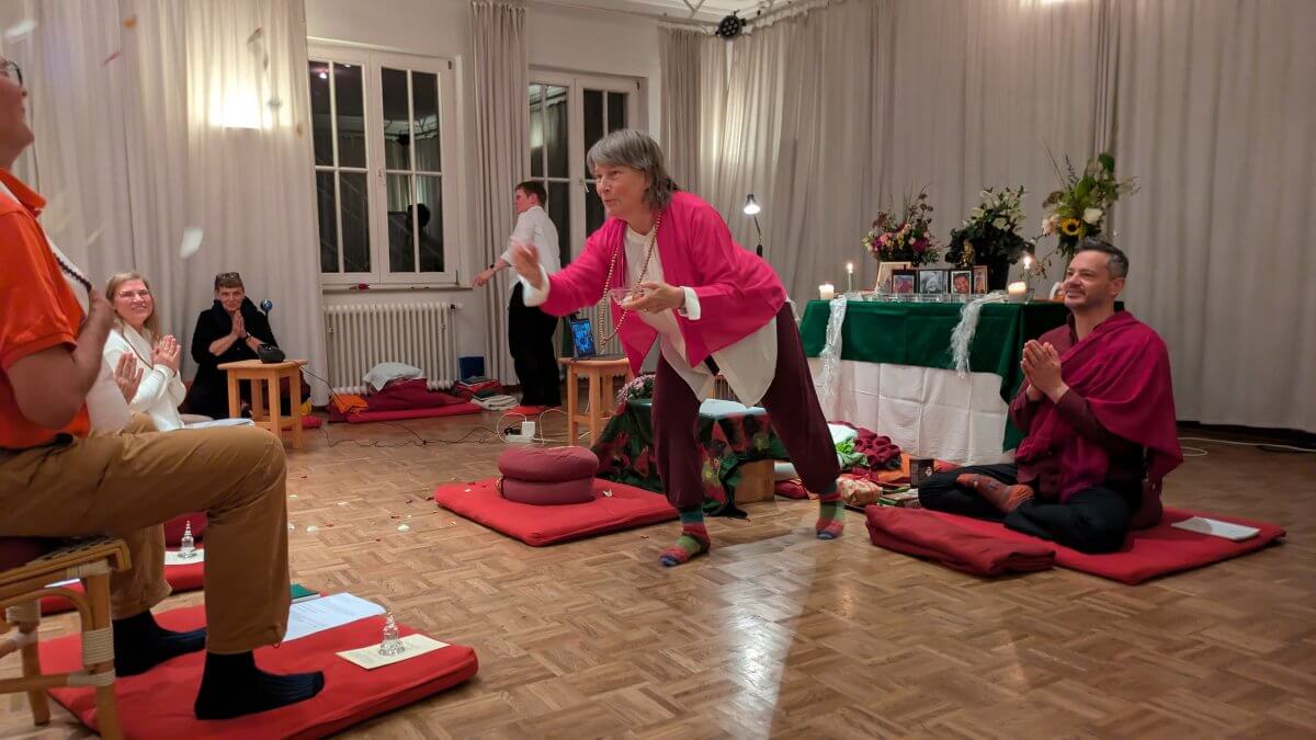 Lama Agnes and Lama Dashon