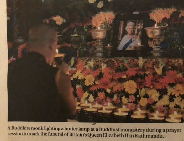 Prayers in Katmandu